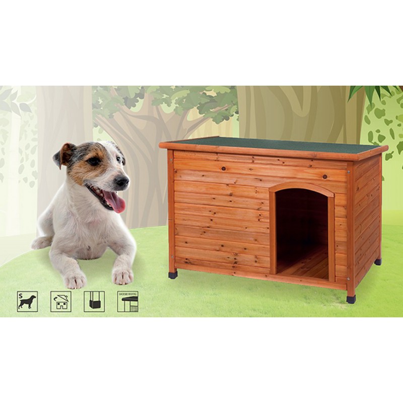 Niche En Bois Avec Pare Vent Pour Les Chiens