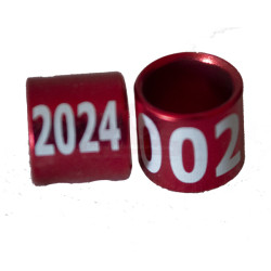 bague fermée 2023- bague oiseau 2023 - bague fermée numérotée - bagues pinson - bague fermée année - bagues 2024