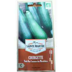 Courgette verte non coureuse des maraichers AB - Sachet de 15 graines