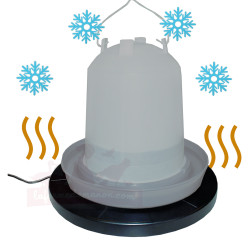 chauffe abreuvoir pour l'hiver. maintient hors-gel. chauffage pour abreuvoir